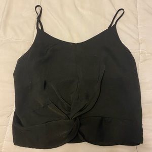 Little black flowy tank top